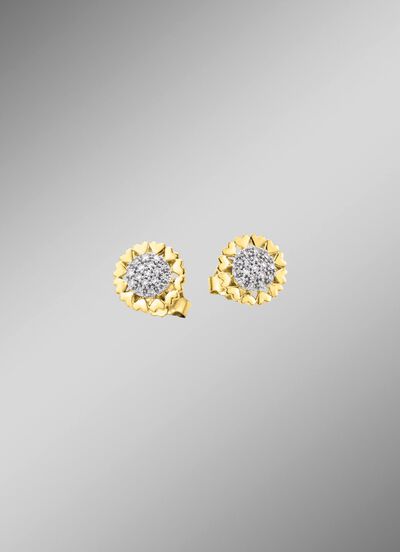 Oorknopjes goud 585/- 