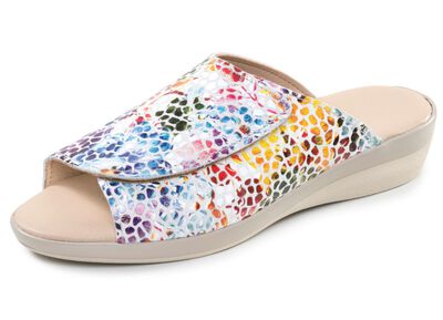 Comfortabele damesmuiltjes, breedte G, met klittenbandsluiting 