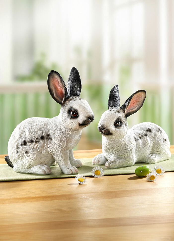 Hazen van kunststeen, set van 2 