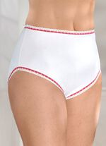 Verpakking van zeven slips met contrasterende biezen 