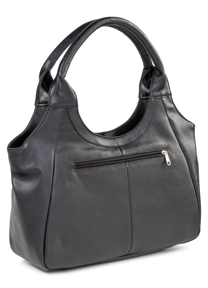 Laurina tas van nappaleer en synthetisch materiaal SCHWARZ