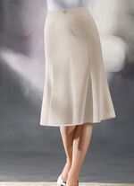 rok met 8 panelen ECRU