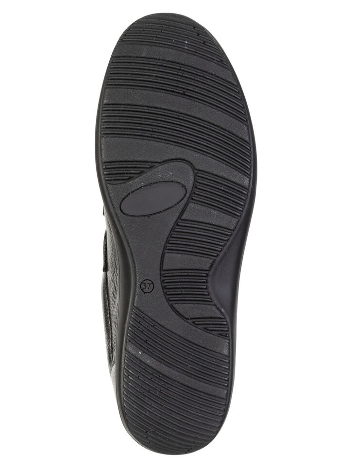 ELENA EDEN, comfortabele damespantoffels, breedte H, met uitneembaar voetbed SCHWARZ