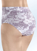 Set van vijf slips met een gedrukt ontwerp 