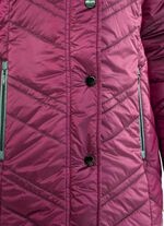 Lange jas in 2 kleuren CYCLAAM