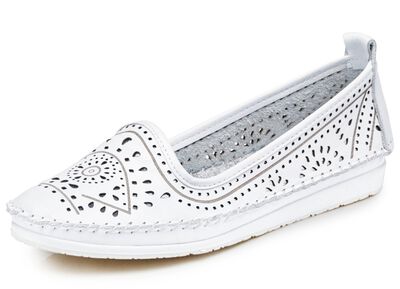 Andrea Conti mocassinpantoffels van rundnappaleer 