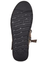 ELENA EDEN veterlaarsje van su&egrave;de TAUPE