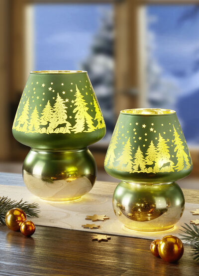 Mooie verlichte LED-lamp, set van 2 