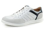 GINO Galante sneakers met contrasterende bies en decoratieve perforatie 