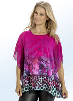 Poncho-tuniek met ge&iuml;ntegreerde top 