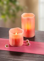 LED kaarsen van echte was met geur ROOS