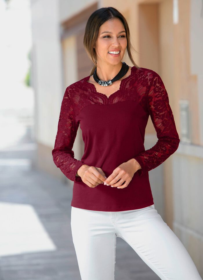 Shirttuniek met katoen 