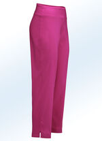 7/8-broek met hogere tailleband in 7 kleuren FRAMBOOS