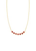 Ketting in goud met robijn 