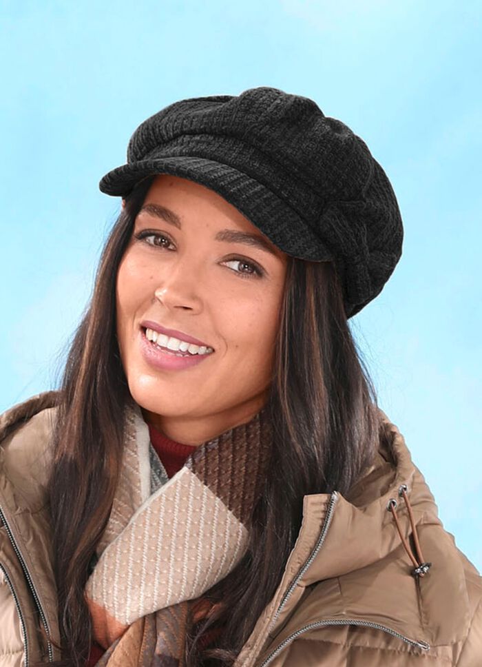 Krantenjongenspet met elastische inzet 