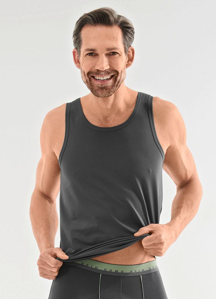 Driepack fijne jersey onderhemden 