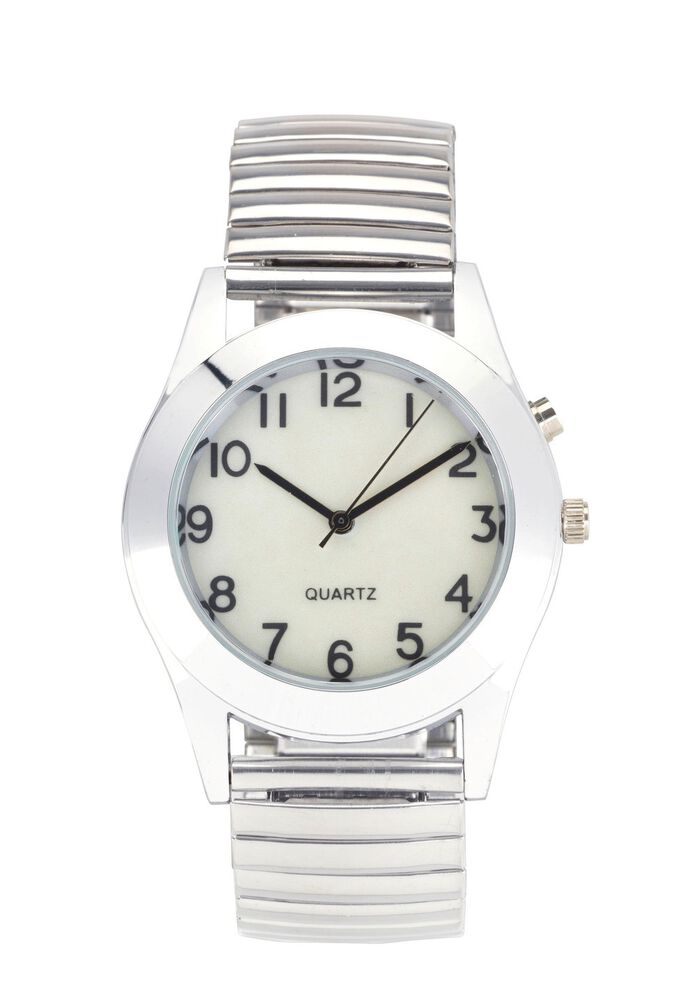 Horloge met stretchband 