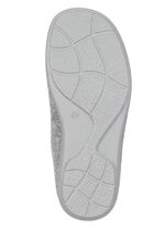 Laurina, klassieke damespantoffels, met uitneembaar voetbed HELLGRAU