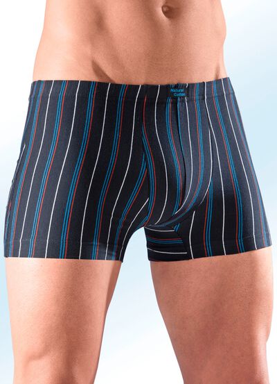 Sixpack broeken met een gestreept dessin 