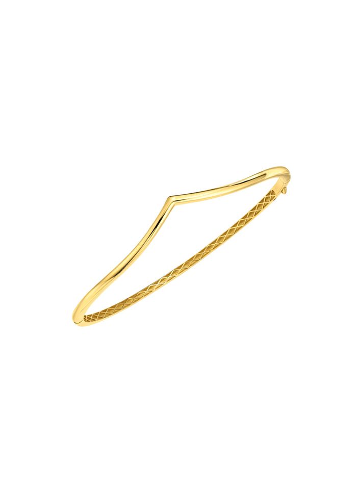 Glanzende gouden armband 