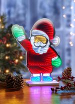 LED Kerstman van kunststof 