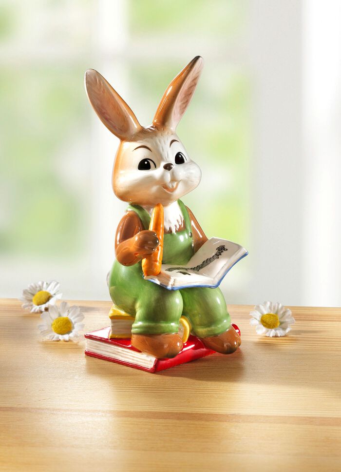 Paashaas met liederenboek van Goebel 