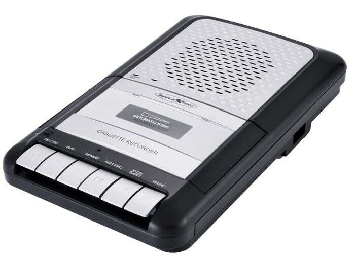 Draagbare cassetterecorder 