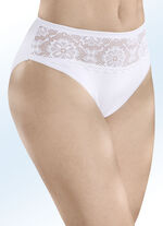 Laurina set van vier slips met elastische kant 