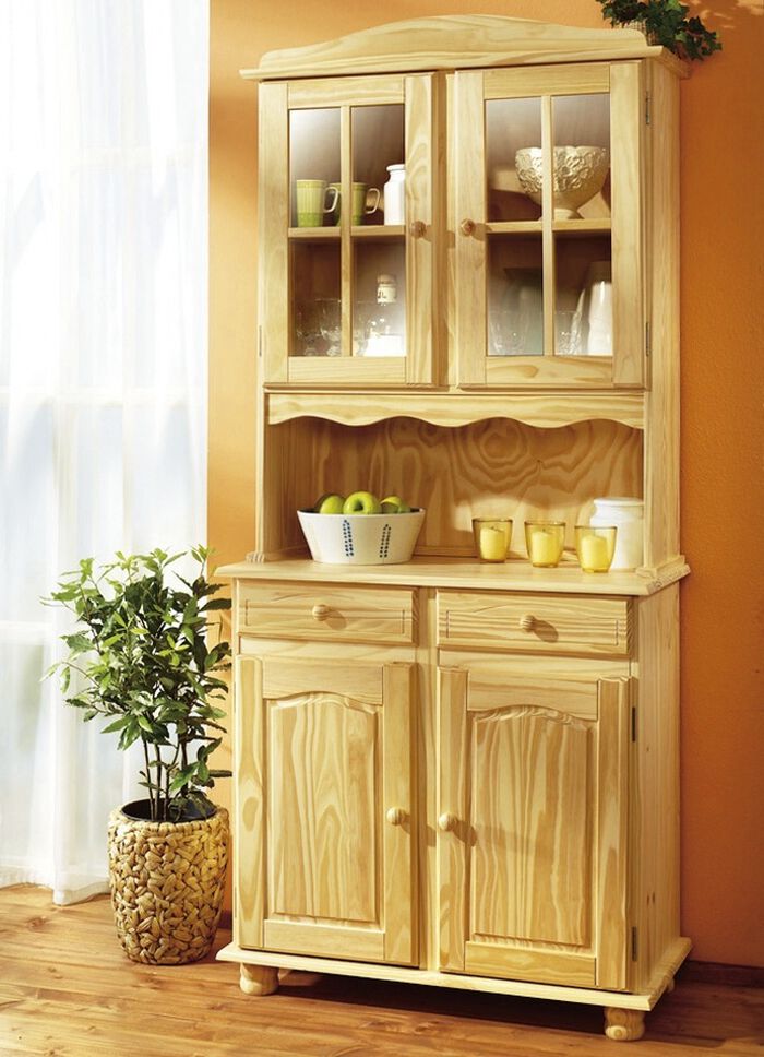 Massief grenenhouten buffet 