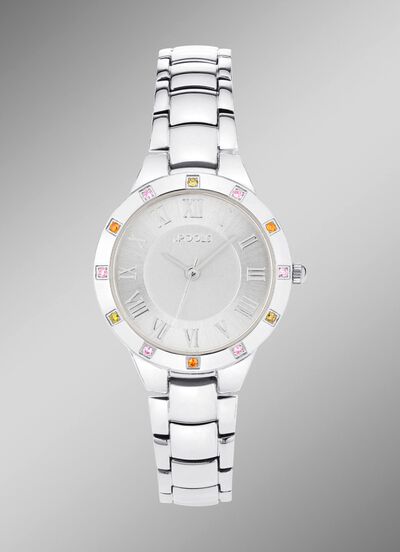 Pools 2623 &ndash; Elegant dameshorloge met kleurrijke accenten 