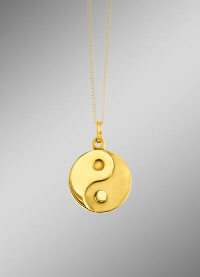 Geweldige hanger met Yin en Yang motief 