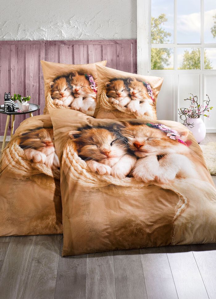 "Dobnig" beddengoed met katjes 