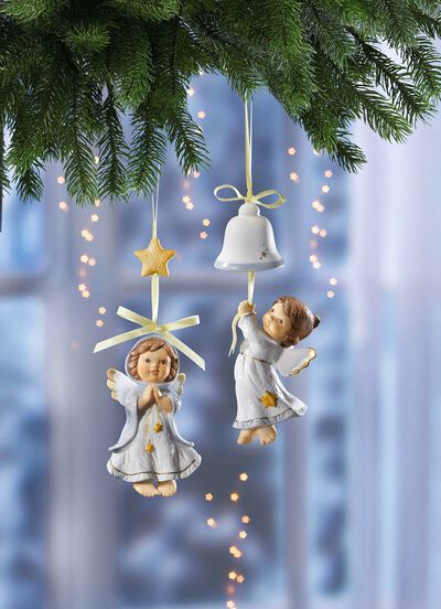 Hangend ornament als een engel 