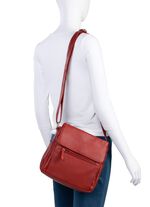 Laurina, tas, dames, met verstelbare schouderband ROBIJNROOD