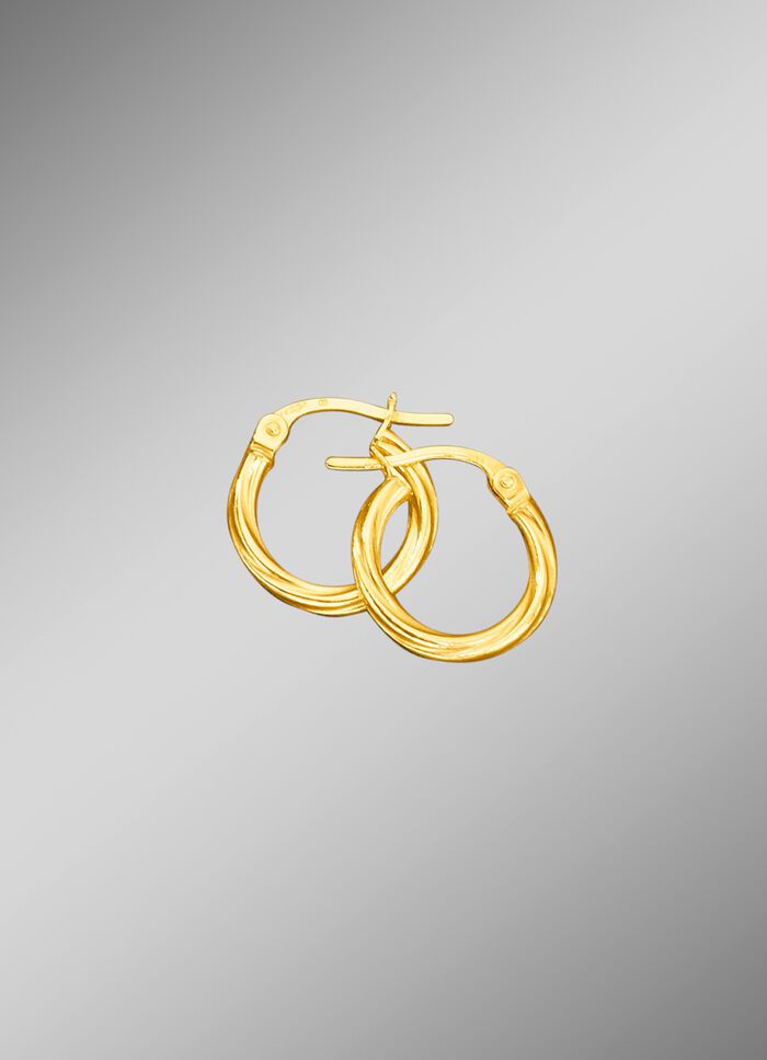 Creolen met gedraaide structuur 