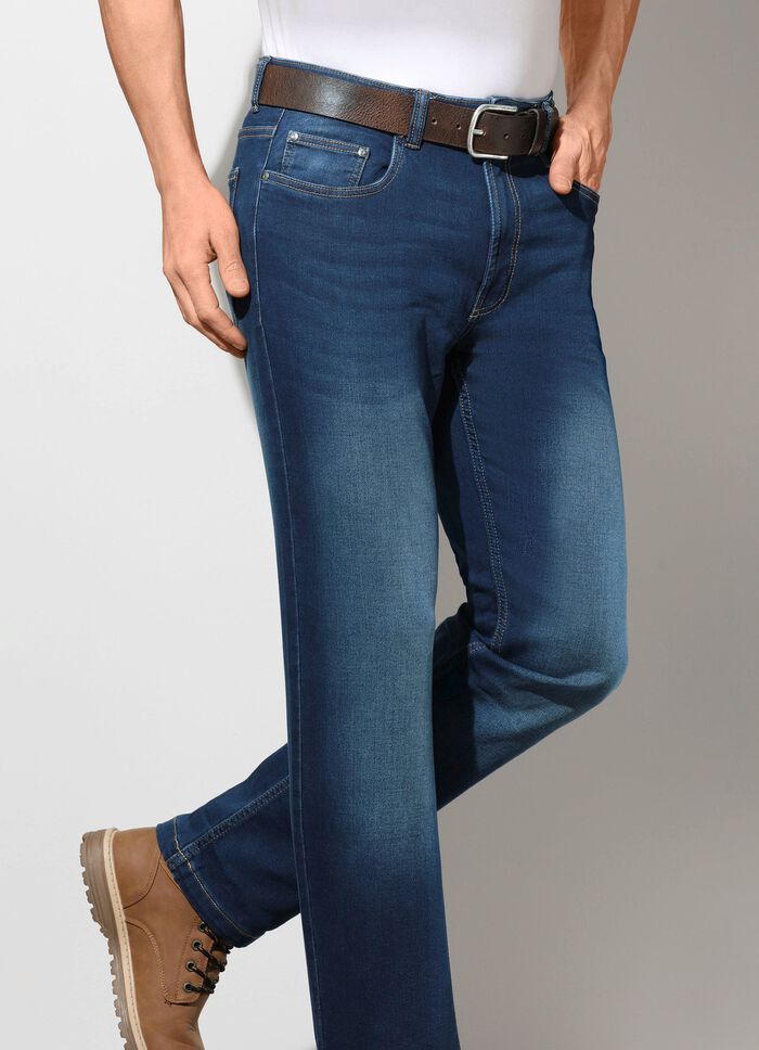 Super stretch jeans in 2 kleuren DONKERE JEANS