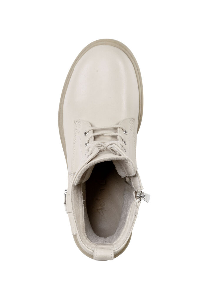 Andrea Conti enkellaarsjes met modieuze opgestikte zakken BEIGE