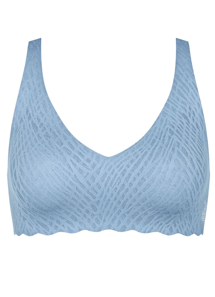 Sloggi ZERO FEEL Bliss bh gemaakt van elastisch kant AZUURBLAUW