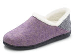 Pantoffels van wolvilt met uitneembaar voetbed SERING-GRIJS