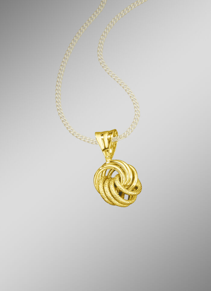 Knoopvormige kettinghanger 