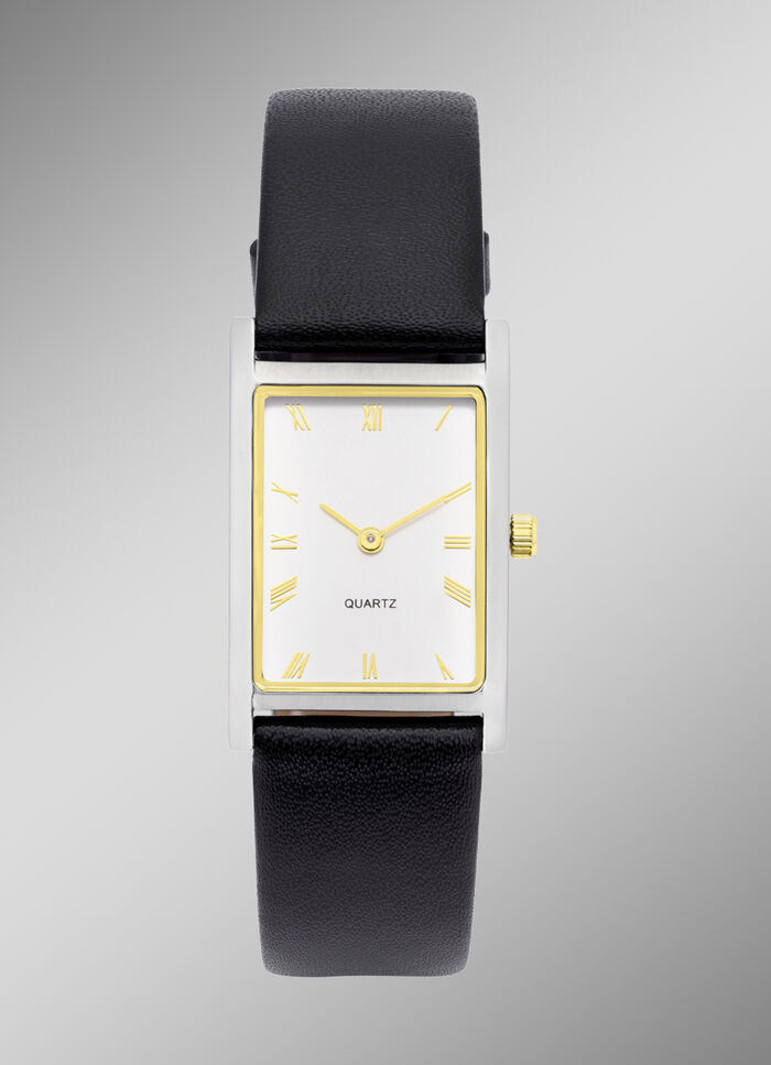 Quartz dameshorloge van het merk Para met leren band