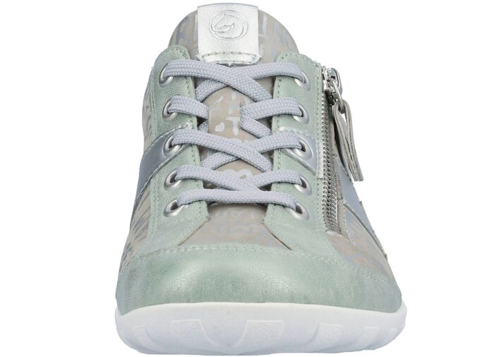 Remonte sneakers met bedrukte rand 