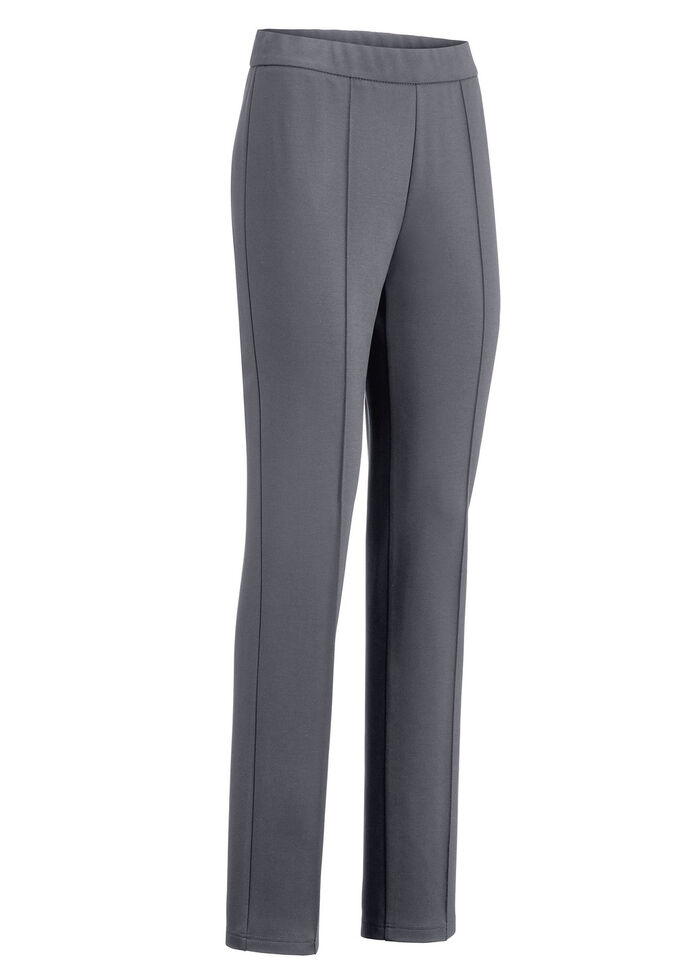Broek met zachte, verwarmende voering DONKERGRIJS