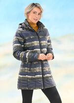 Lange jas met fantasiedessin 