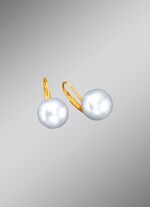 Oorbellen met gekweekte zoetwaterparels 