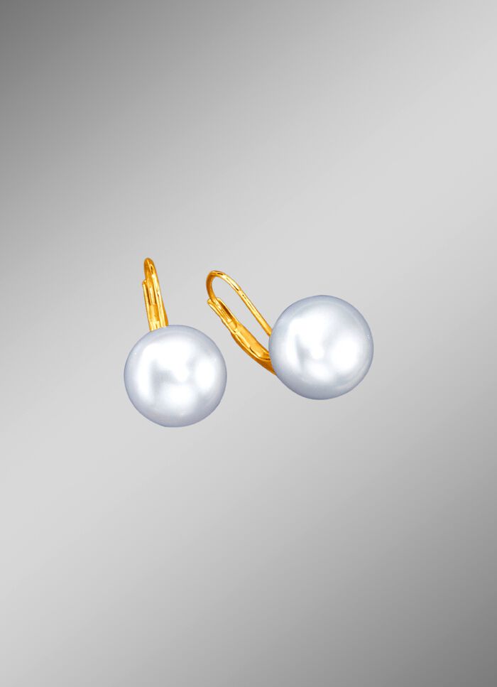 Oorbellen met gekweekte zoetwaterparels 