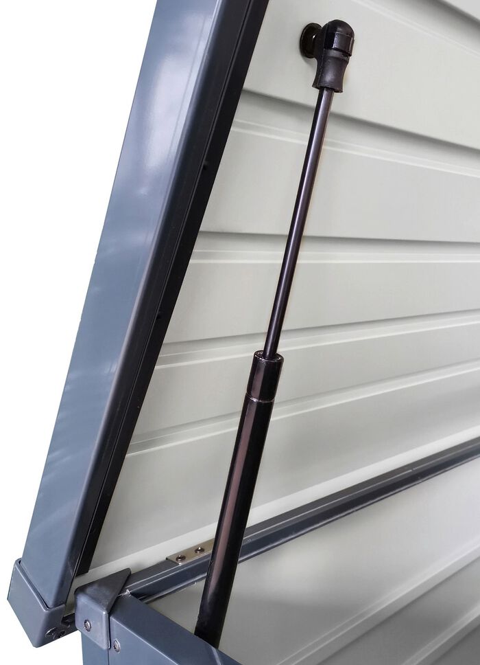 Opbergbox, 350 liter, gemaakt van gegalvaniseerd staal 