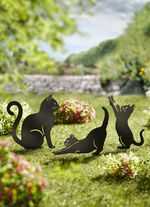 Metalen tuinpalen, set van 3 
