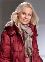 Sjaal met fantasiemotief 