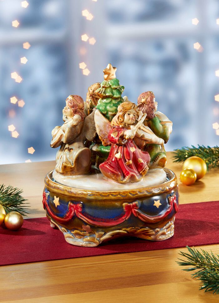 Speeldoos van porselein 